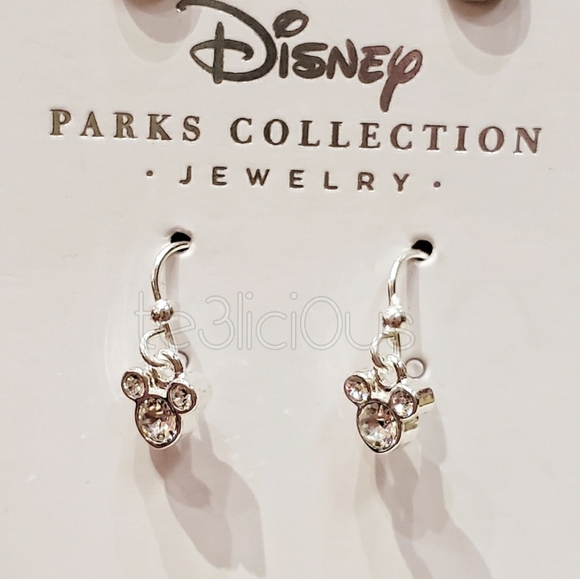 DISNEY PARKS DANGLING MICKEY ICON EARRINGS - Picture 2 of 5